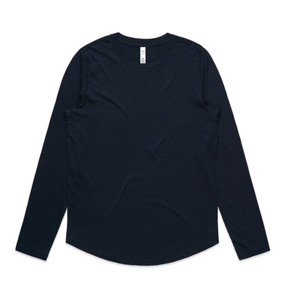 Women's Maple Curve Long Sleeve Tee - 4021