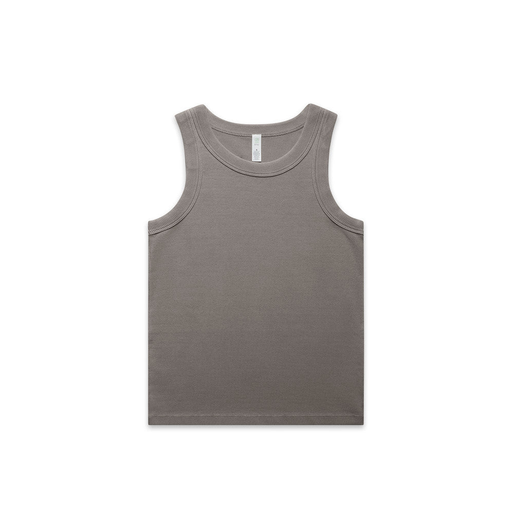 Women's Faded Organic Rib Tank - 4034 + Branding