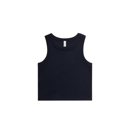 Women's Organic Rib Crop Tank - 4064G + Branding
