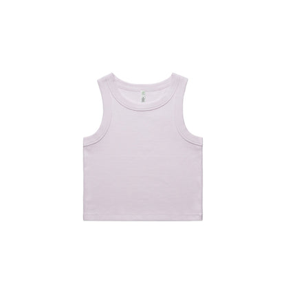 Women's Organic Rib Crop Tank - 4064G + Branding