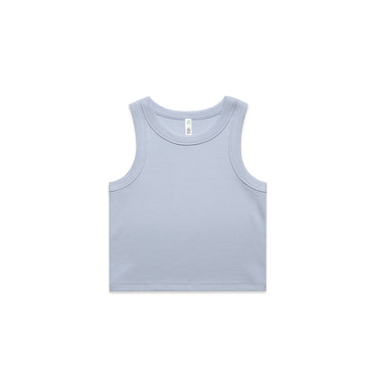 Women's Organic Rib Crop Tank - 4064G + Branding