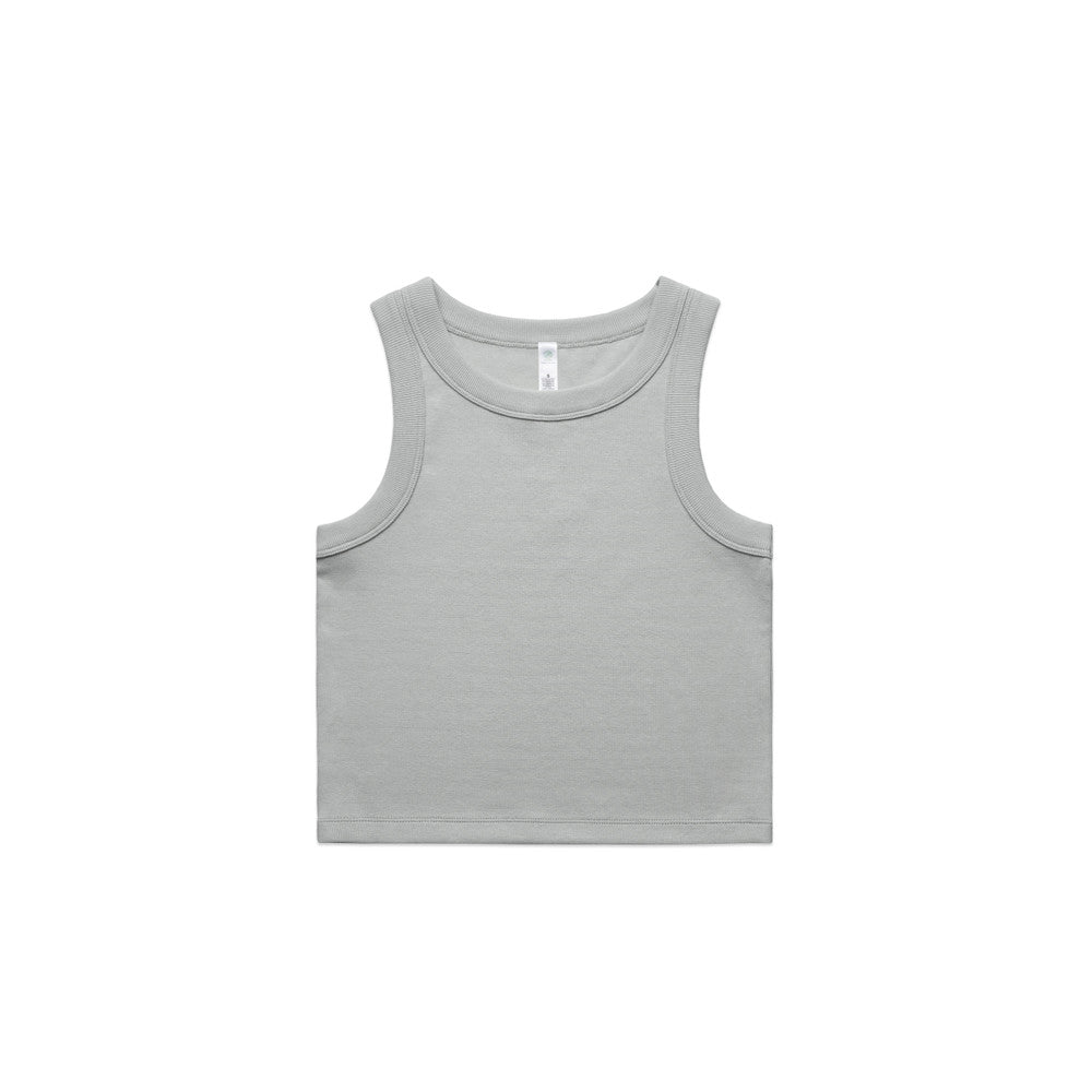 Women's Organic Rib Crop Tank - 4064G + Branding