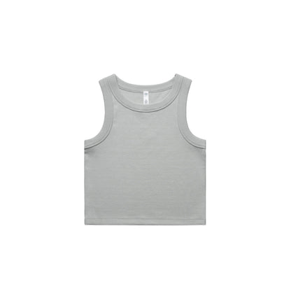Women's Organic Rib Crop Tank - 4064G + Branding