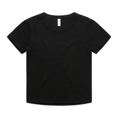 Women's Organic Rib Baby Tee - 4074