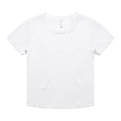 Women's Organic Rib Baby Tee - 4074