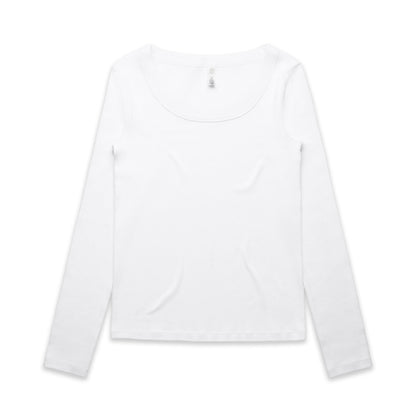 Women's Organic Rib Long Sleeve Tee - 4075
