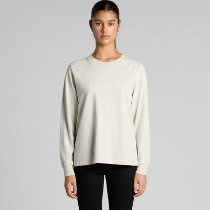 Women's Heavy Faded Long Sleeve Tee - 4083