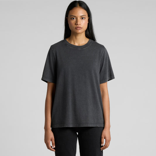 Women's Stone Wash Heavy Tee - 4085