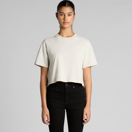 Heavy Faded Crop Tee - 4089