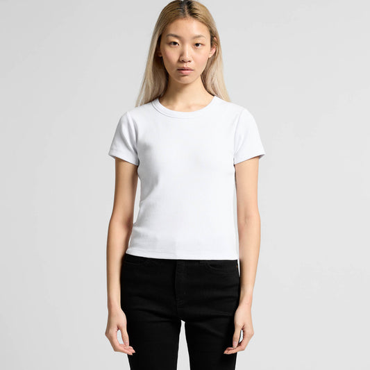 Women's Organic Rib Tee - 4092G