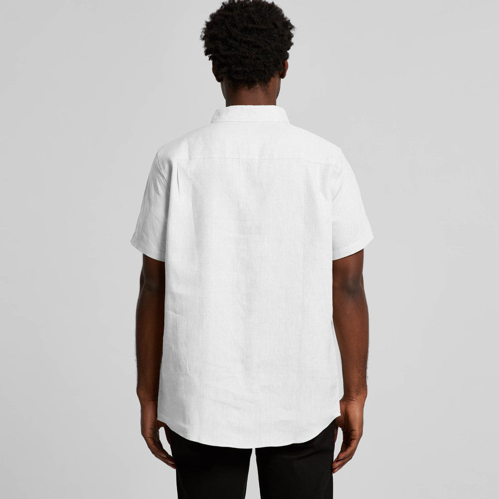 Linen Short Sleeve Shirt - 5420 + Branding