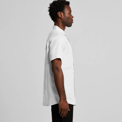 Linen Short Sleeve Shirt - 5420 + Branding