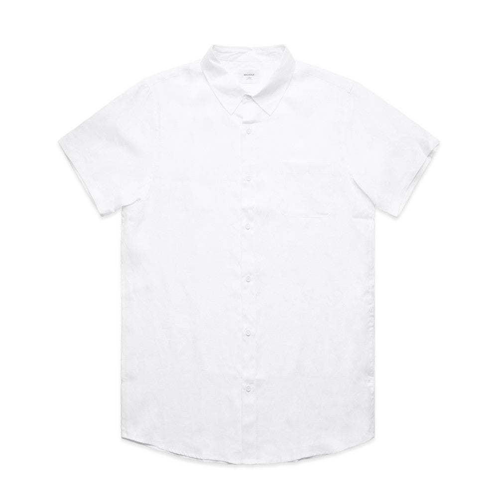 Linen Short Sleeve Shirt - 5420 + Branding