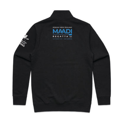 WBHS 2025 MAADI Black Half Zip Crew - WBR070