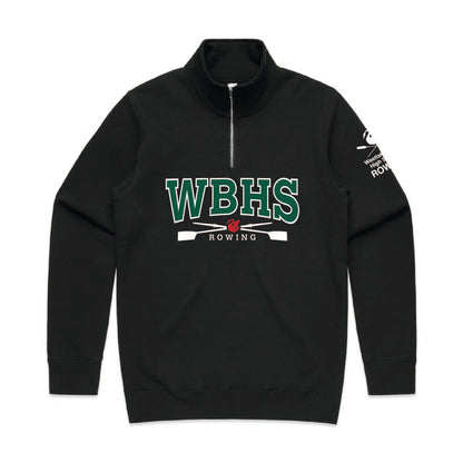 WBHS 2025 MAADI Black Half Zip Crew - WBR070