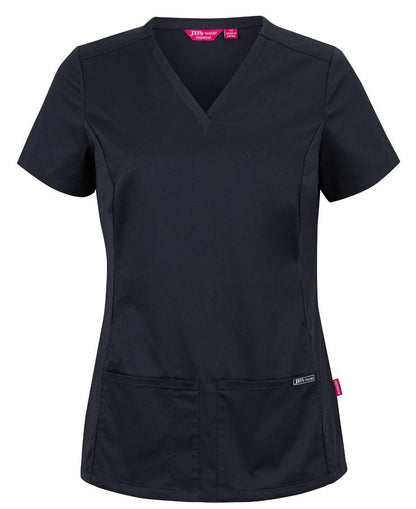 JB's Ladies Premium Stretch Panel Scrub Top - 4STU1
