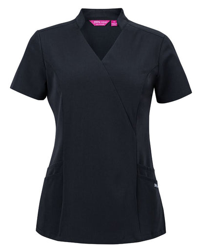 JB's Ladies NU Mandarin Collar Scrub Top - 4SMT1