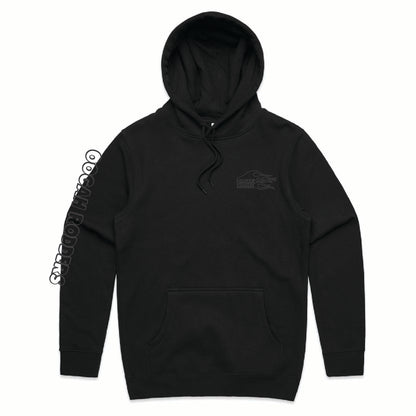 Oogah Rodders Black Hoodie - Black Print