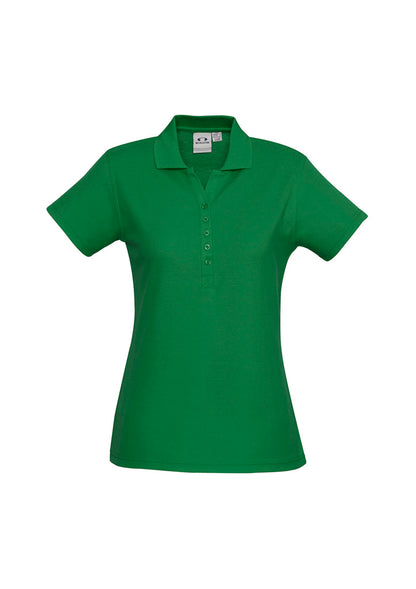 Womens Crew Short Sleeve Polo - P400LS