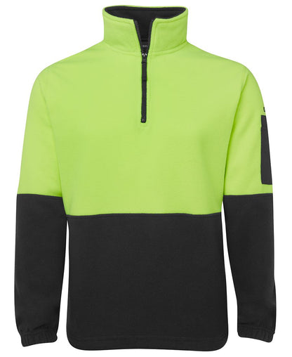 JB's Hi Vis 1/2 Zip Polar Fleece - 6HVPF