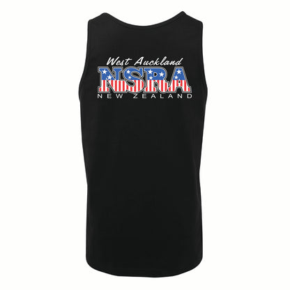 NSRA West Auckland Black Singlet