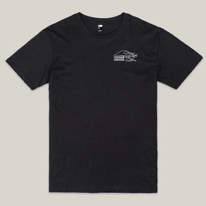 Oogah Rodders Black Tee - White Print