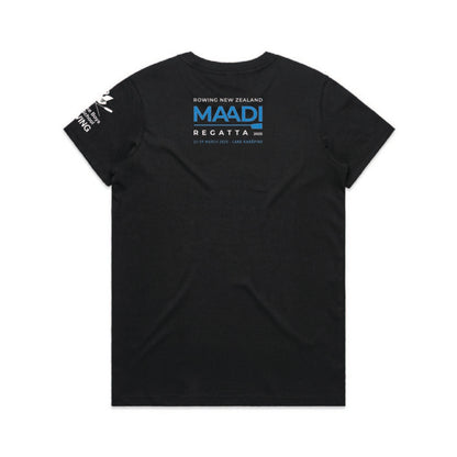 WBHS 2025 MAADI Women's Black Tee - WBR069