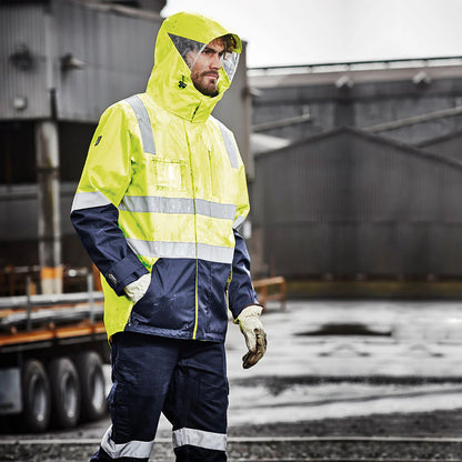 Syzmik Hi Vis 4-in-1 Vest-Jacket Combo - ZJ532