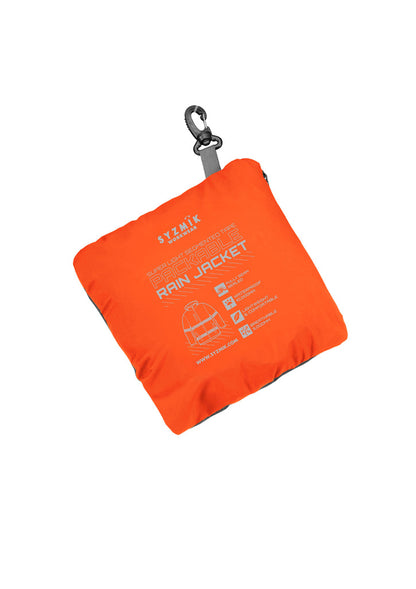 Unisex Super Light Segmented Tape Packable Rain Jacket -  ZJ560