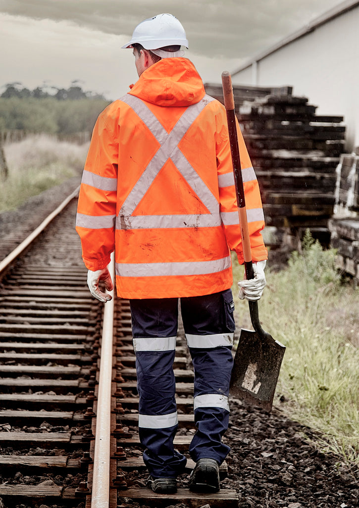 Mens TTMC-W23 Hi Vis X Back Ultralite Waterproof Jacket - ZJ657