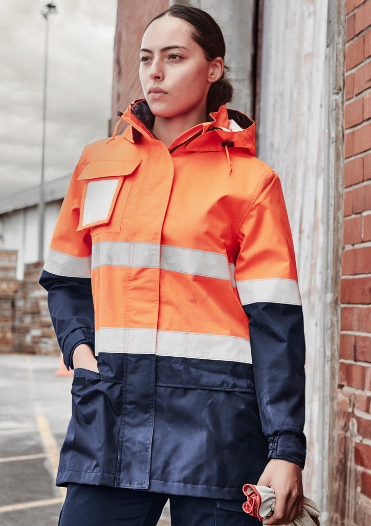 Womens Hi Vis Ultralite Waterproof Jacket - ZJ757