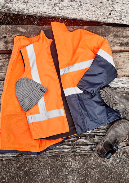 Unisex Hi Vis Waterproof Reversible Vest - ZV228