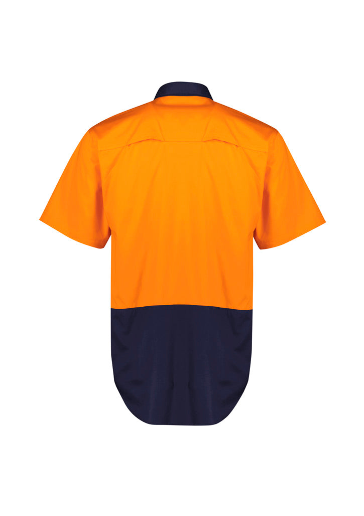 Mens Hi Vis Short Sleeve Shirt - ZW115