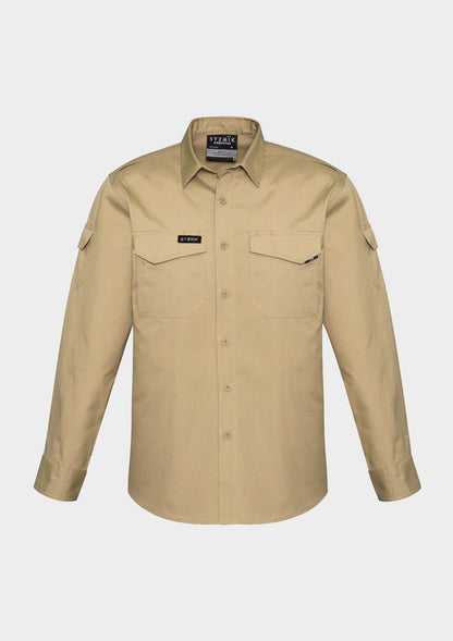 Mens Rugged Cooling Long Sleeve Shirt - ZW400
