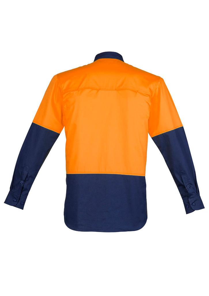Mens Closed Front Long Sleeve Shirt - ZW560